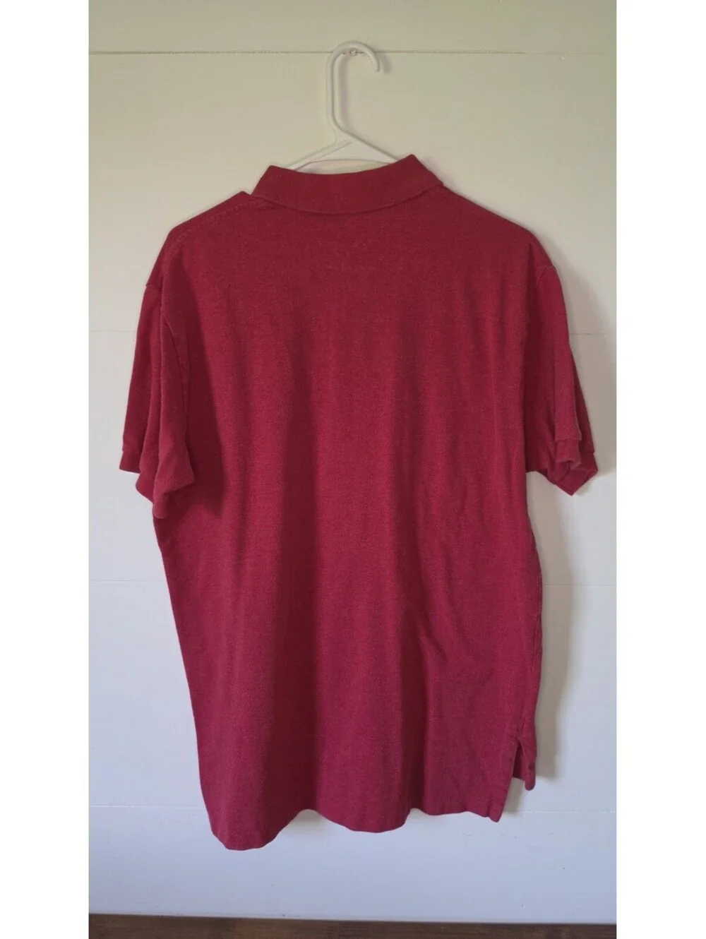 Vintage Men’s Polo Ralph Lauren Short Sleeve, Red, Men's L, # 48
